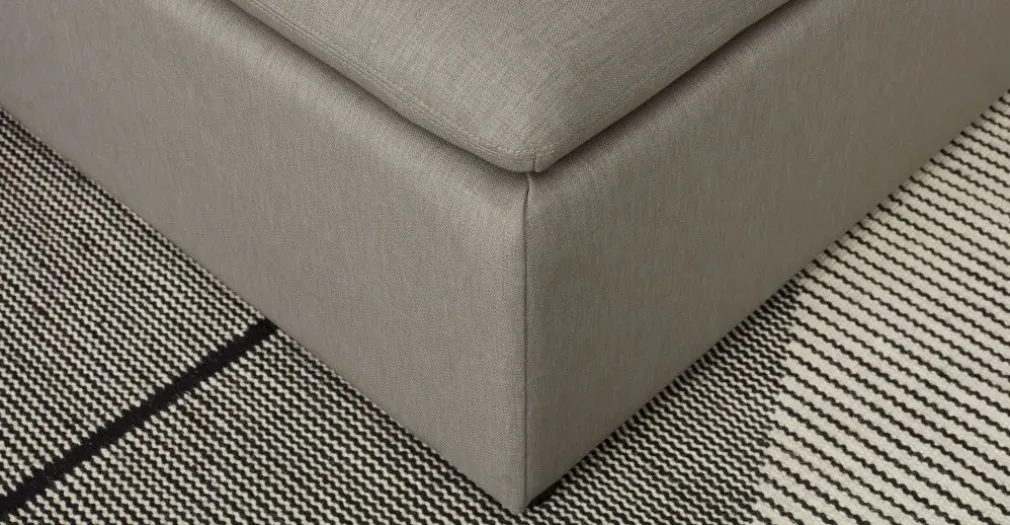 Sofá modular individual Victor – Gris Portland