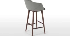 Taburete alto Lule – Marga y gris granizo