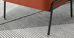 Taburete Knox – Naranja retro