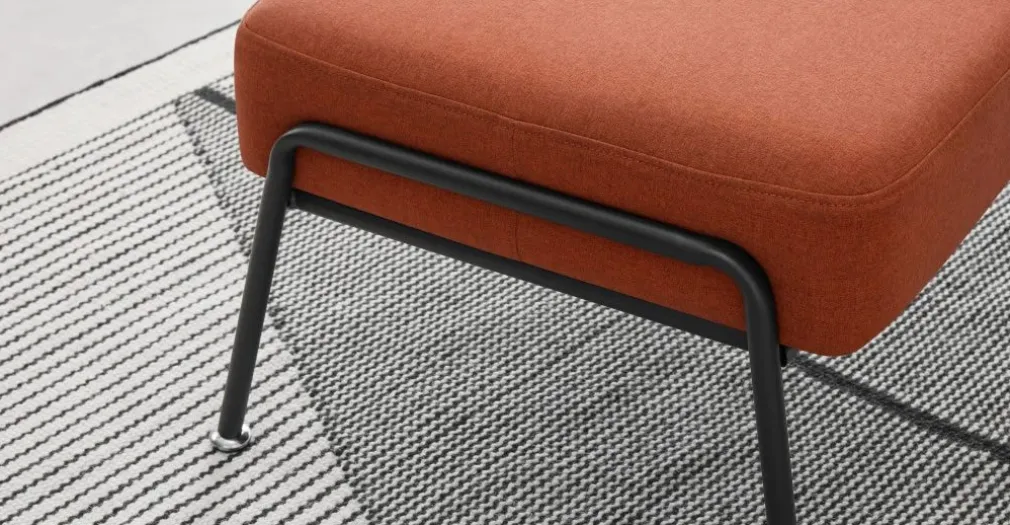 Taburete Knox – Naranja retro