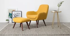 Taburete Moby – Amarillo yema