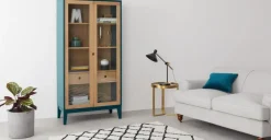 Vitrina Ralph – Roble y azul cerceta
